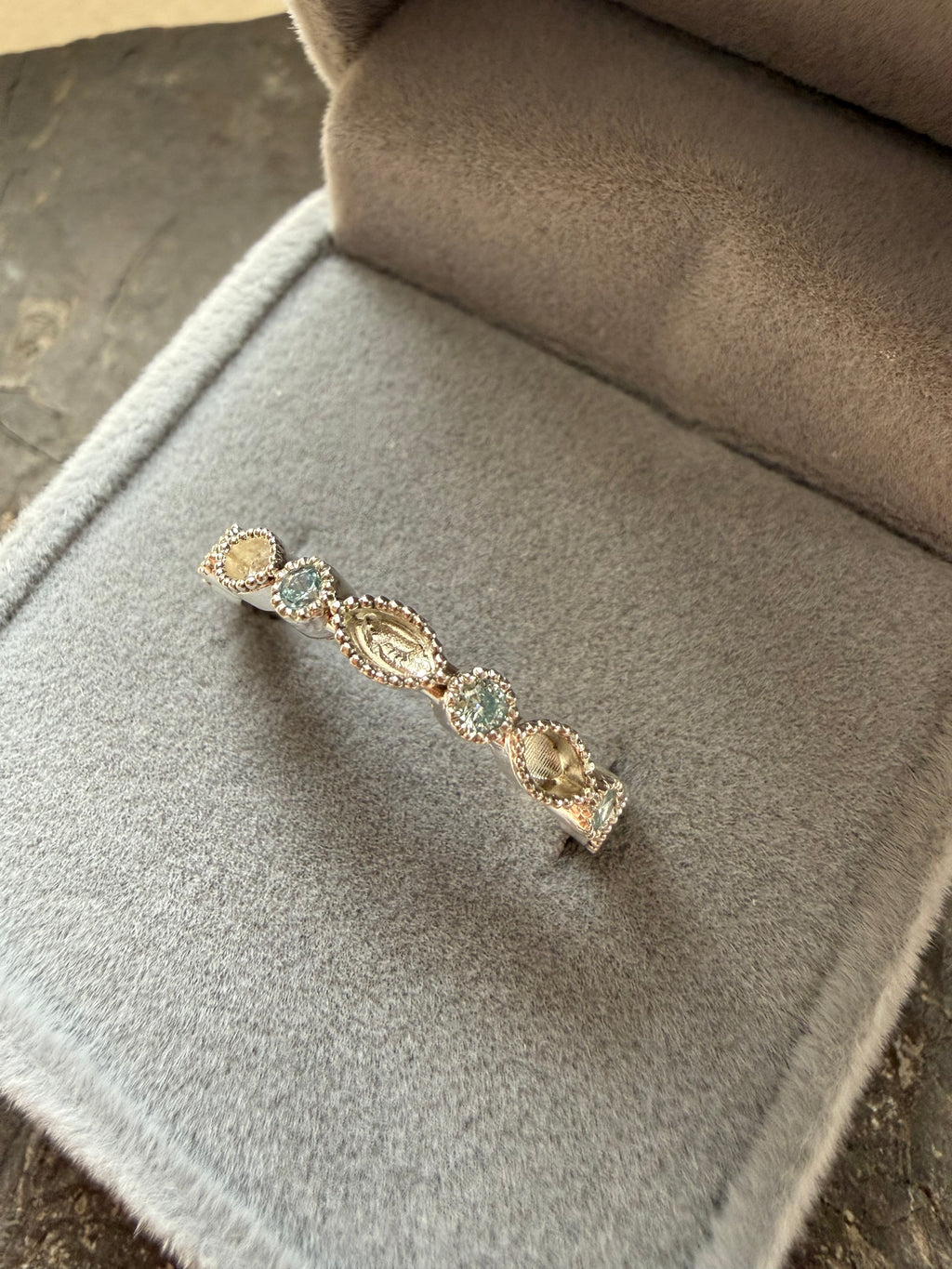Partial Birthstone Eternity Ring