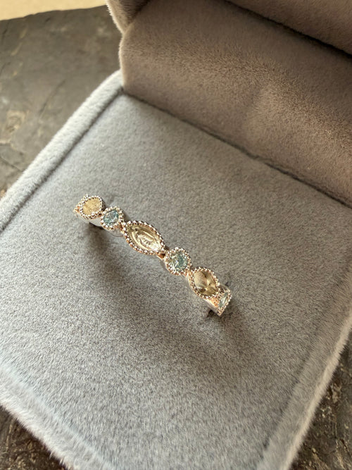 Partial Birthstone Eternity Ring